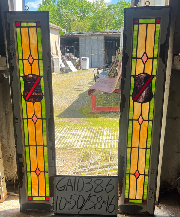 Stained Glass Transom Sidelights GA10386