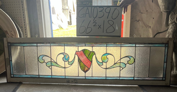 Stained Glass Transom Window GA10390