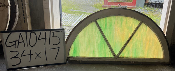 Stained Glass Transom Window GA10415