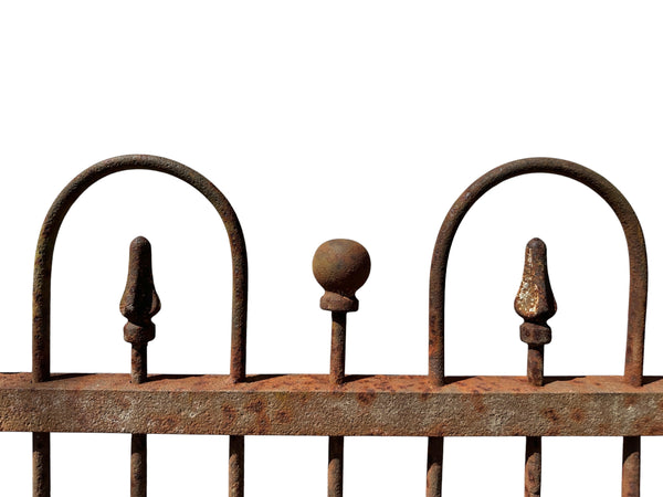 18 Ft of Antique Wrought Iron Hairpin Fencing GA20996