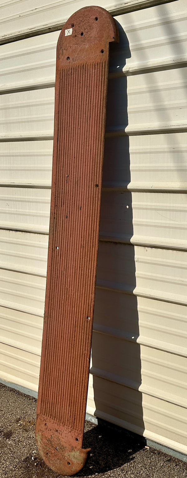 Single, Curved 6+ Ft Cast Iron Stair Tread GA20839