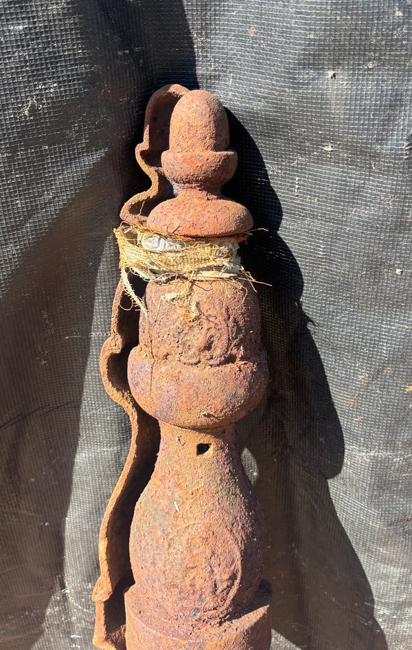 Pair of Cast Iron Newel Posts GA21620