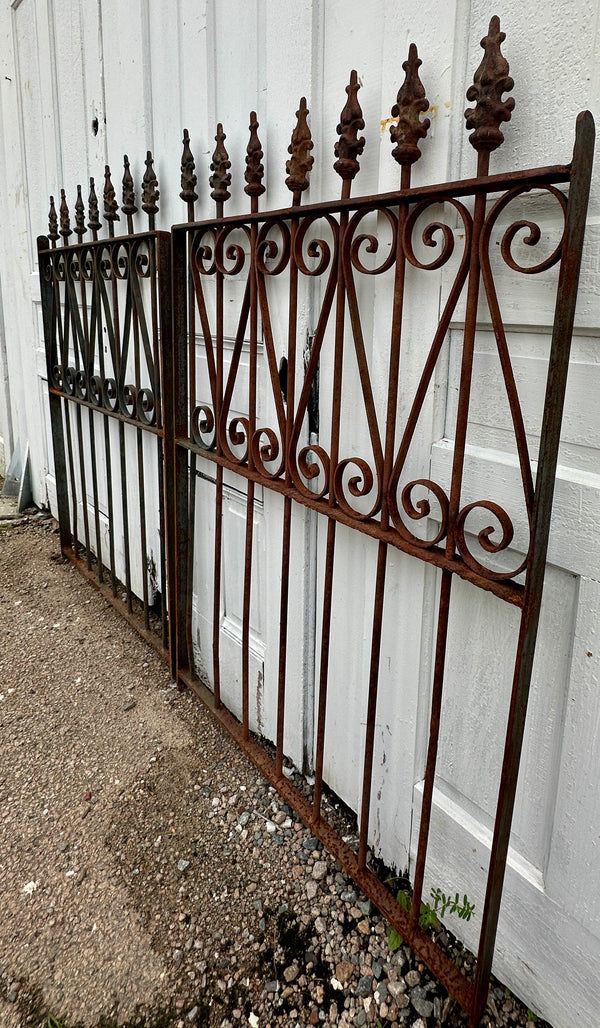 Antique Iron Garden Gate Pair GA20338