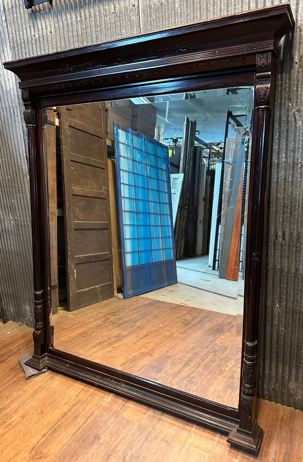 Victorian Era Eastlake Mirror w/ Original Mercury Glass GA20300