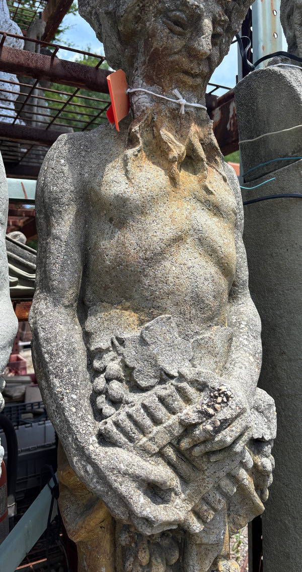 Concrete Satyr Garden Statues - 1 Available GA20446