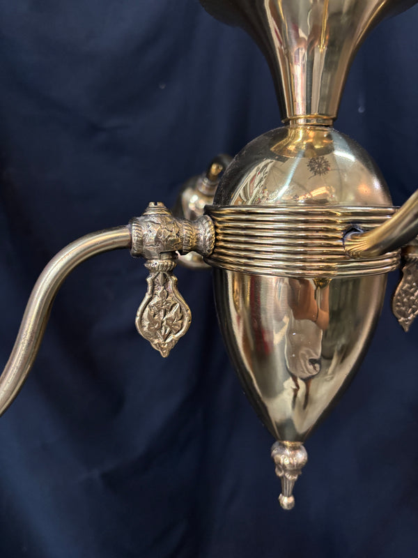 Antique Solid Brass 4-Light Chandelier GA21163