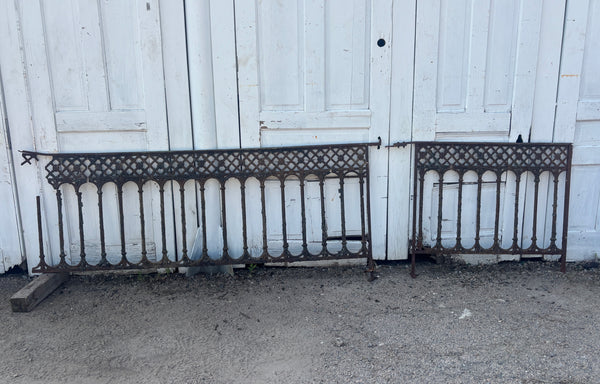 10 Feet of Wrought Iron Fence Panels GA21256