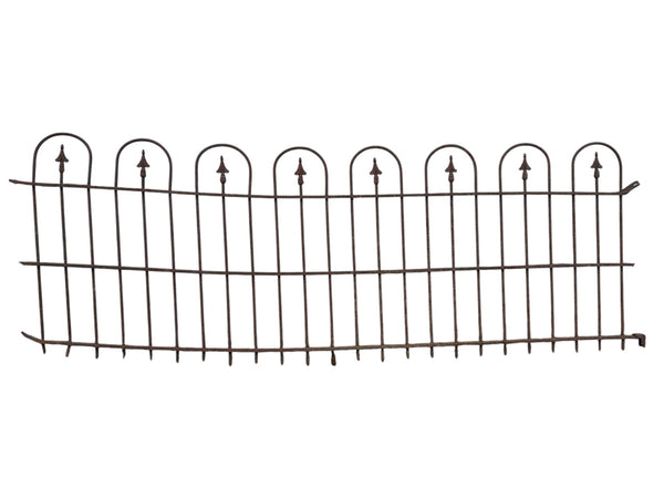 38 Ft of Antique Wrought Iron Hairpin Fencing GA21129