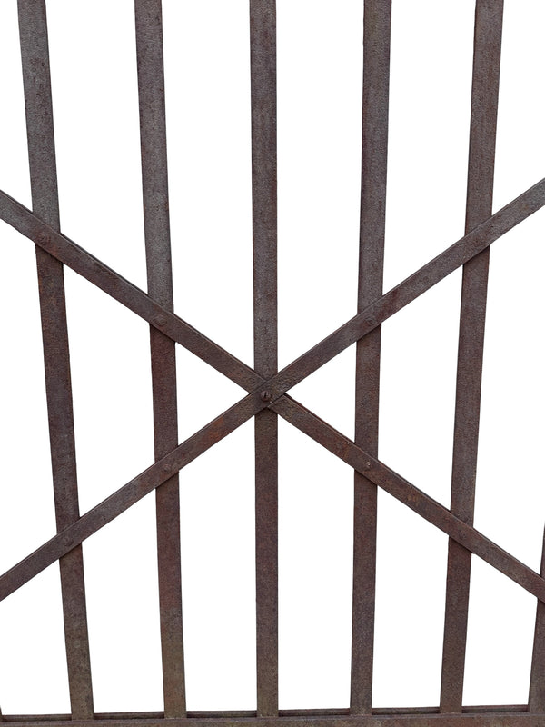 Antique Wrought Iron Gate - 52.5" W x 75" T - GA21047
