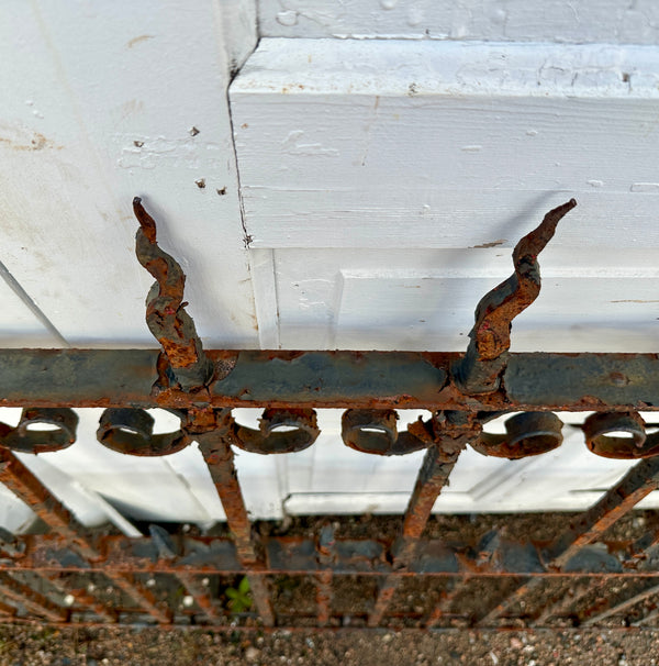 20 Ft of Antique Wrought Iron Garden Gate Fencing GA20490