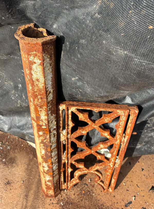 Pair of Cast Iron Newel Posts GA21614