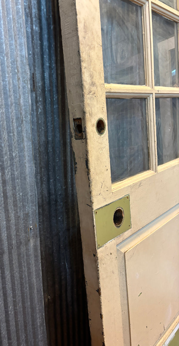 Pair of Wooden 6-Lite Doors GA21545