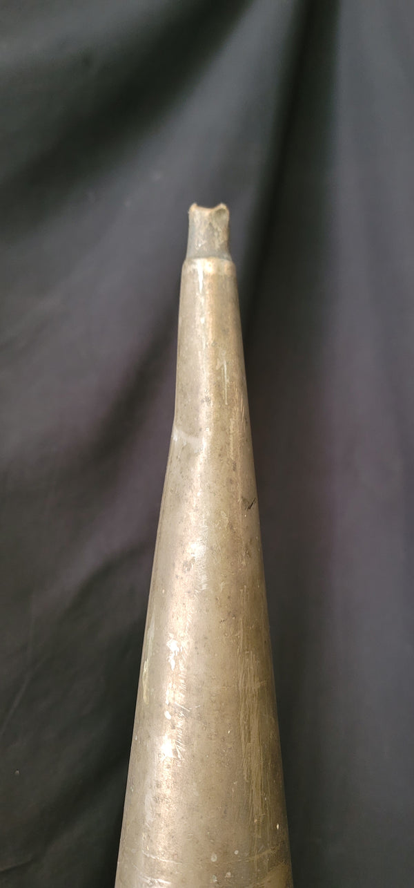 Large Phonograph Gramophone Brass Floral Horn 32" T x 23 1/2" W GS01018