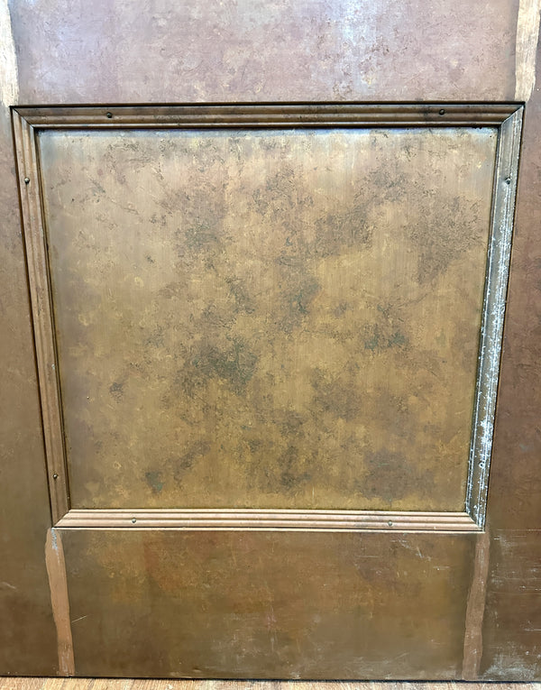 6-Pane 1-Panel Copper Door w/ Stained Glass GA20573