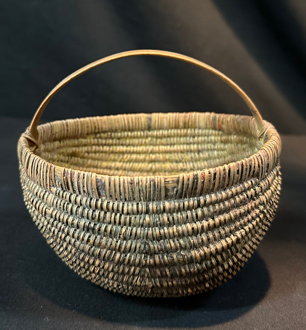 Rare 19th Century Shelton Sisters Hand-Woven Basket GA20362