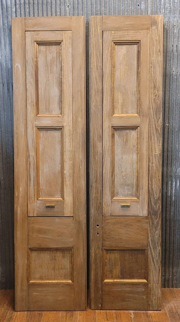 Custom Built 1800s Style Glass & Wood Retail Doors w/ Removeable Panels GS00846
