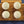 Load image into Gallery viewer, Vintage Set of 16 White Round Porcelain &amp; Brass Knobs w/ Screws GS00668
