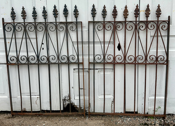 Antique Iron Garden Gate Pair GA20338
