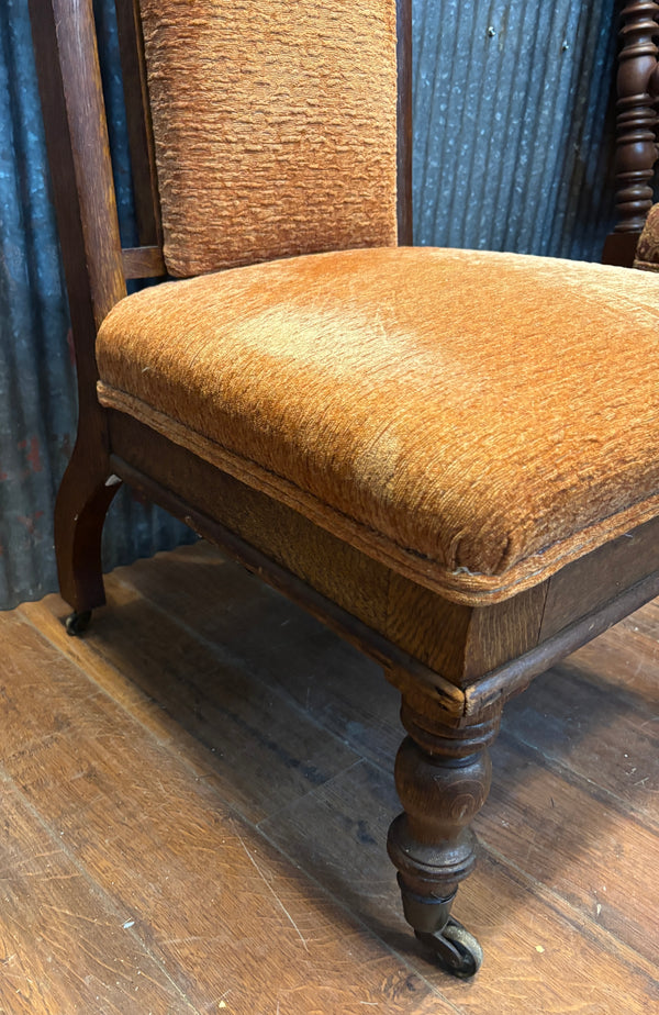 Victorian Chapel Chair on wheels GA21446
