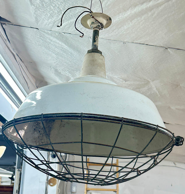 Vintage Industrial Pendant Lights - 2 Available GA20398