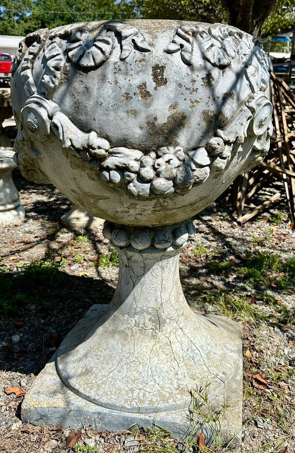 Tall Ornate Concrete Planter GA20351