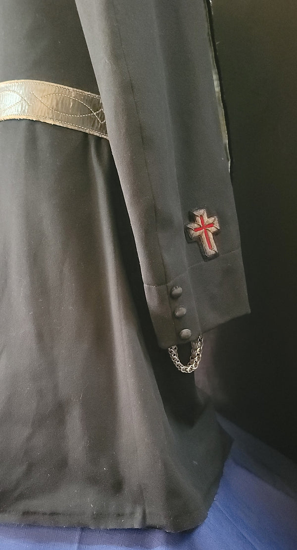1900s Masonic Knights Templar Wool Dress Uniform w/ Sword & Scabbard GS00903