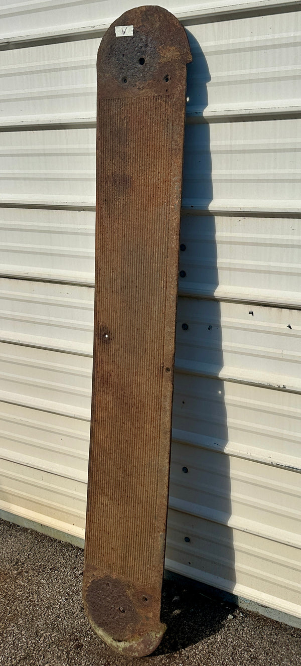 Single, Curved 5+ Ft Long Cast Iron Stair Tread GA20837
