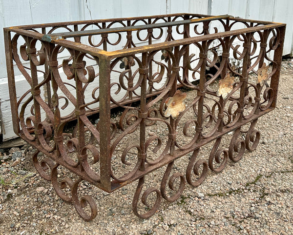 Repurposed Antique Iron Chandelier Shade GA20342