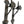 Load image into Gallery viewer, 6 Pairs of Vintage Brass Patina Curtain Rod Brackets by Hi-Lite GA20716
