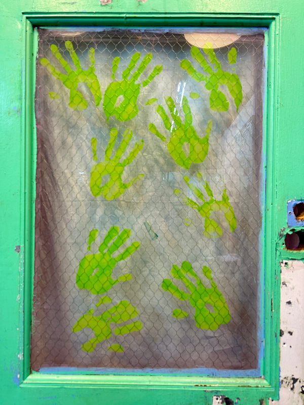 1-Pane Steel & Chicken Wire Glass Door GA20564