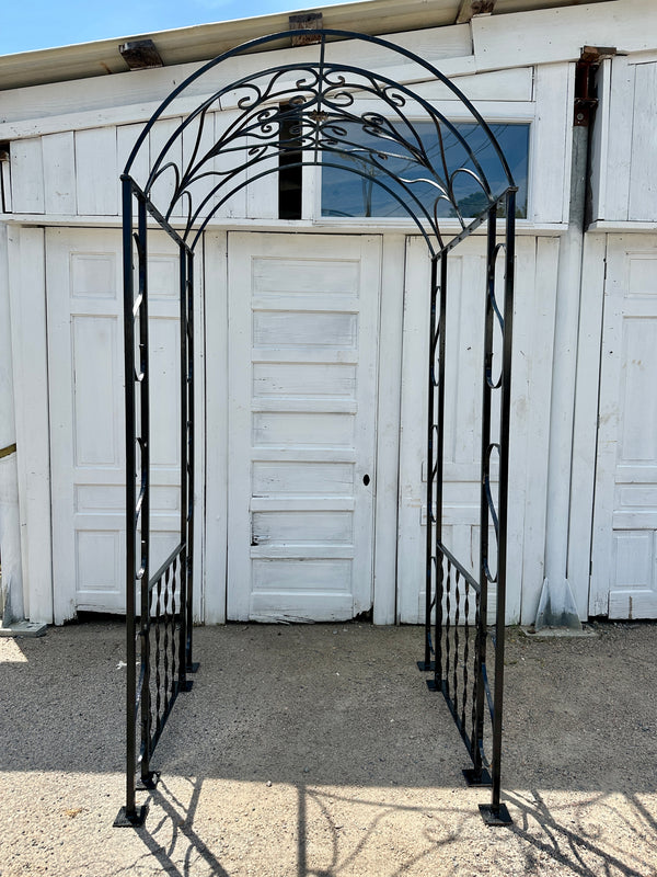 Antique Wrought Iron Custom-Fabricated Arbor GA20280