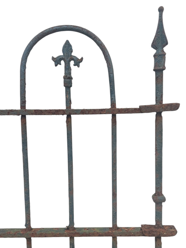 14 Ft of Antique Wrought Iron Hairpin Fencing GA20877