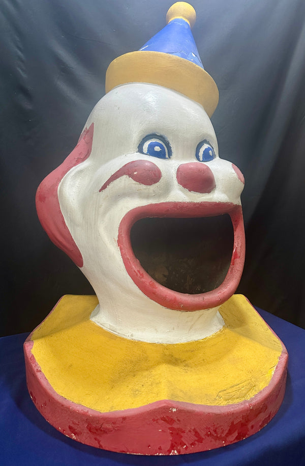 Vintage Amusement Park Clown Trash Can Lid Cover GA20536