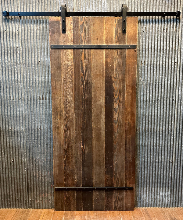 Antique Rolling Door - Made w/ 1850's Heart Pine Flooring GA20392