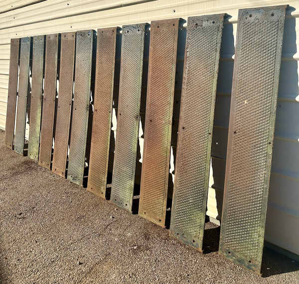 Set of 11  59" Long Cast Iron Stair Treads GA20610