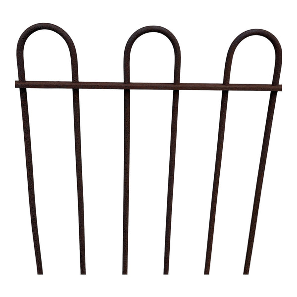 35 Ft of Antique Wrought Iron Hairpin Fencing GA21128