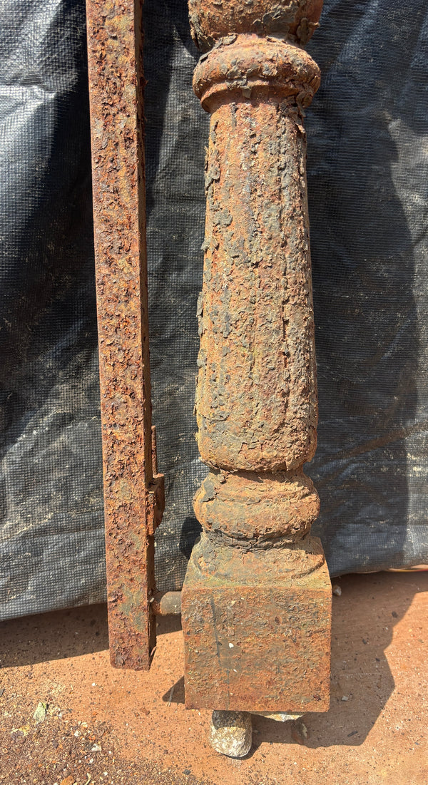 Set of 7 Cast Iron Newel Posts GA21589