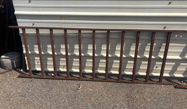 71 Feet of Wrought Iron Fence Panels GA21257