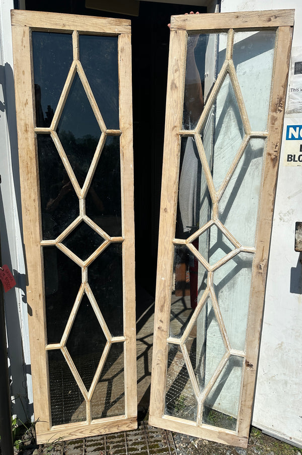 Restored Wood-Framed Transom Window Pair GA20307