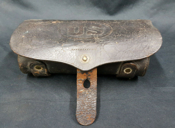 1872 Indian War U.S. Leather Artillery Fuse Box Pouch GS00708