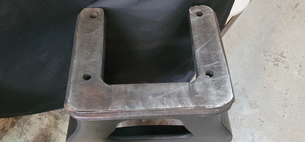 Pair of Cast Iron Factory Tapered Machine Legs 21" T GS00689