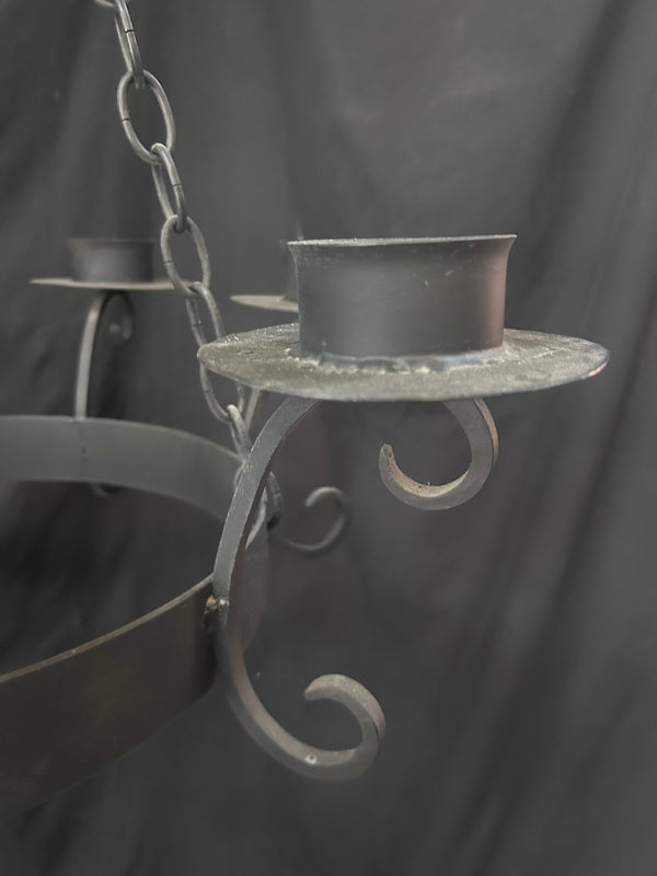 Antique Hand Forged Iron 7 Candlelight Chandelier GS011020
