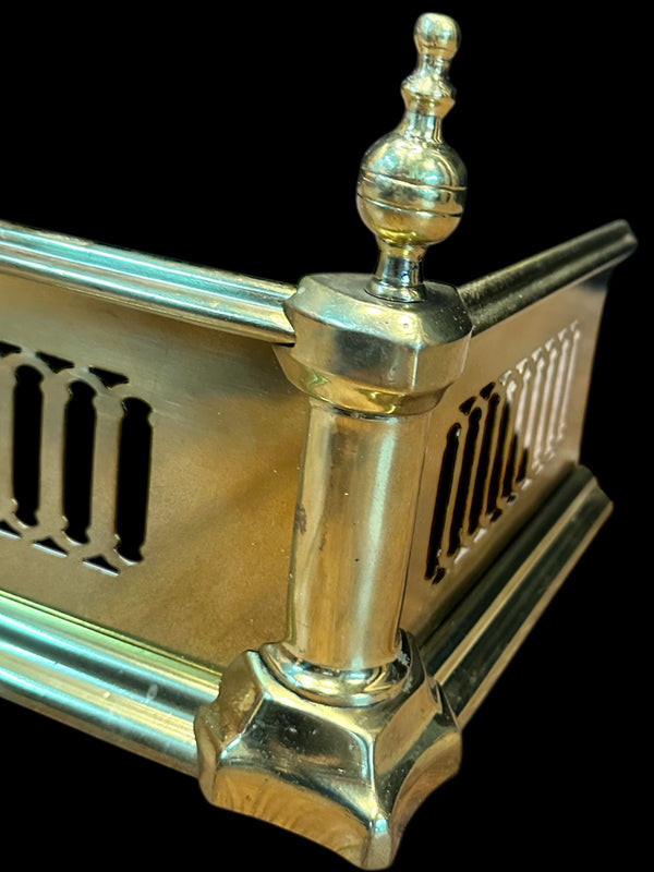 Antique Brass Fireplace Fender GA20111