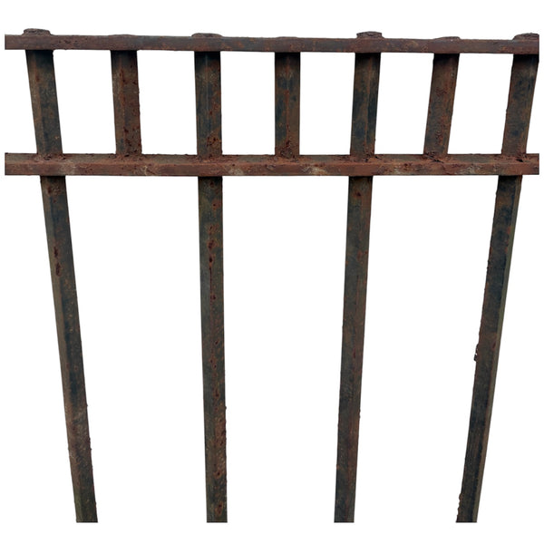 126ft Brutalist Modern Style Wrought Iron Fencing GA21067