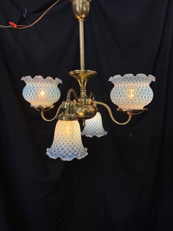 Brass Victorian 4-Light Chandelier GA21166