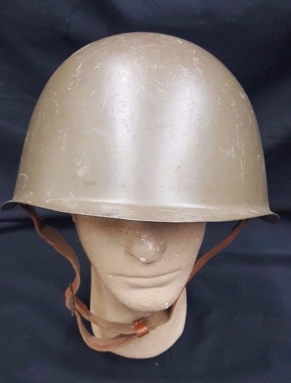 Post WWII Model M63 Russian Steel Helmet With Leather Interior Liner GS01004