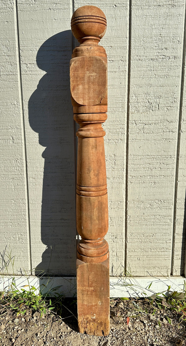 Pine Ball Top Newel Post GA20449