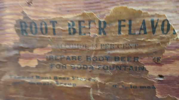1800's Sharp & Dohme 5 Gallon Root Beer Medicinal Bottle in Wood Crate GS00706