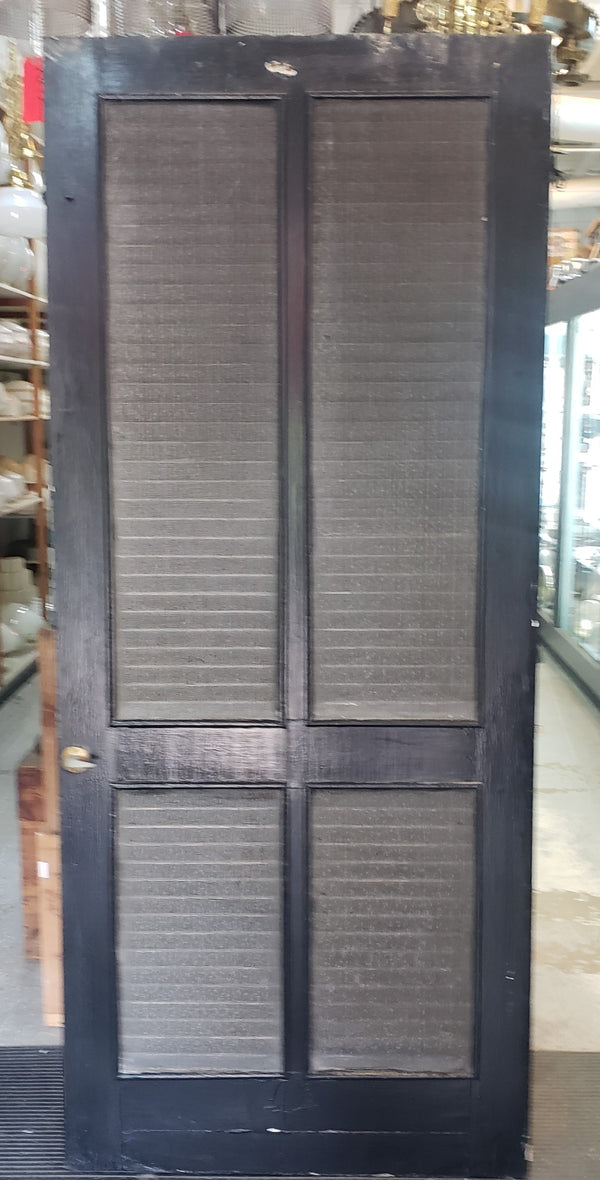 Vintage Louvered & Screened Front Door 36" x 86 1/4" x 1 1/8" #GA9196