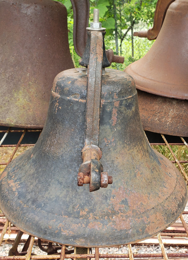 C.S. Bell of Hillsboro Ohio Cast Iron 15" Round #2 Bell  GA9337